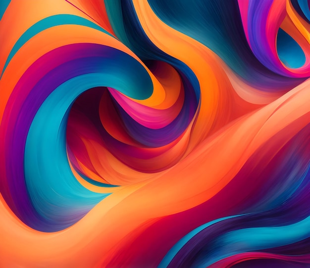 A stunning colorful abstract pattern background Ai generated