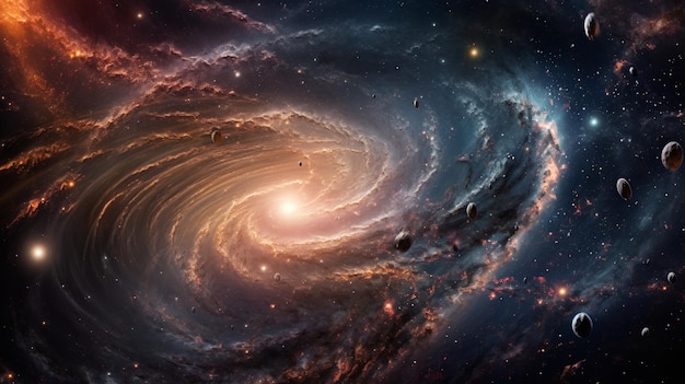 먼 은하를 포착한 허블 우주 망원경의 놀라운 합성 이미지