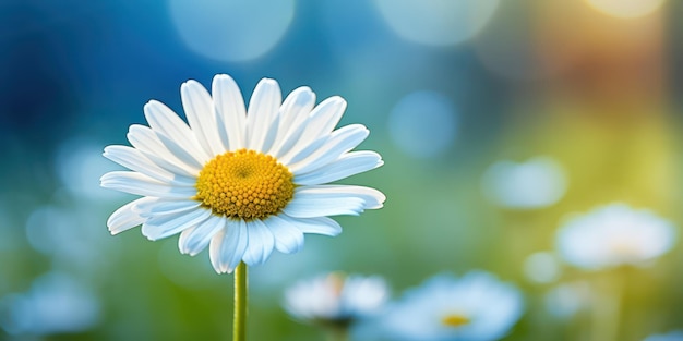 Stunning daisy flower in exquisite macro detail