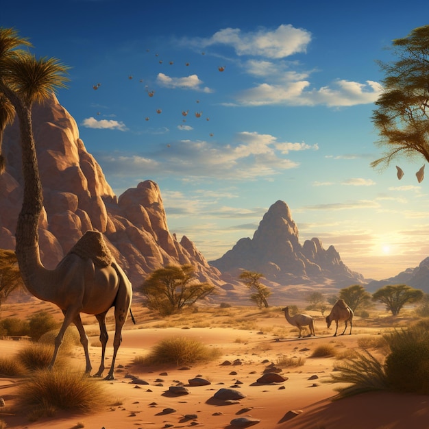 Stunning Desert Mirage