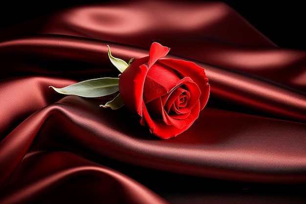 A Stunning Display of Valentine Roses Symbolizing Everlasting Love Ai generated