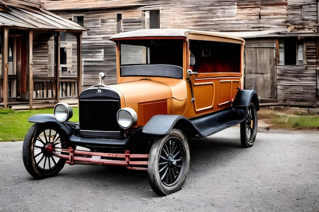 A stunning exotic classic car model showcasing the passage of time