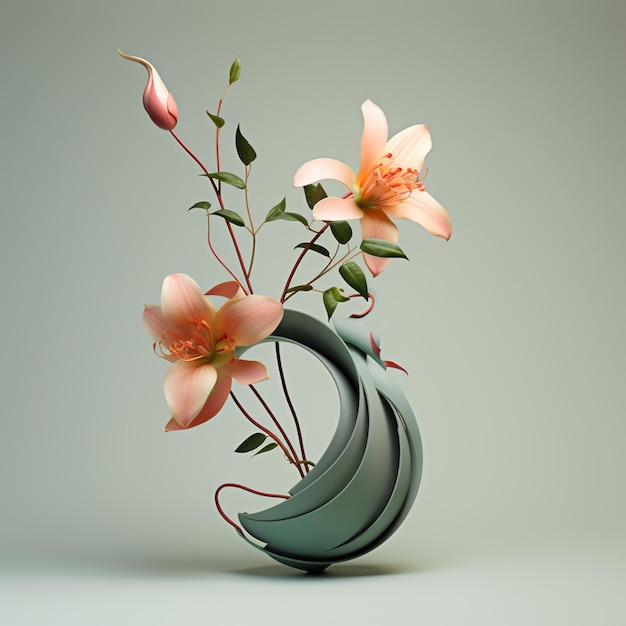 stunning flower art design