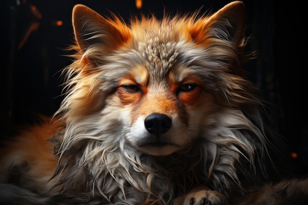 Photo stunning fox