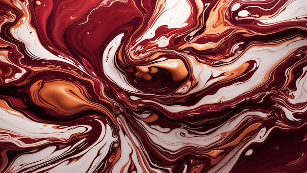 A stunning maroon color liquid abstract background design wallpaper