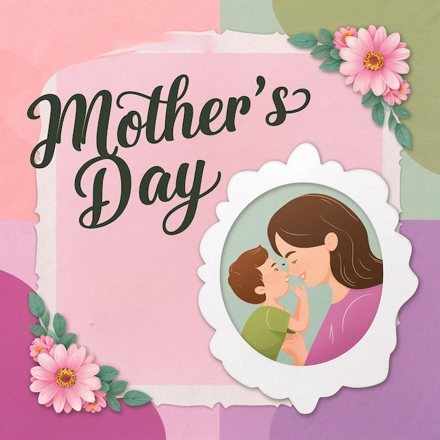 a stunning mothers day card
