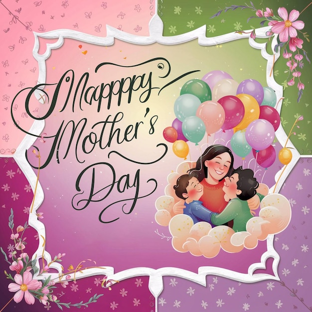 A stunning mothers day card