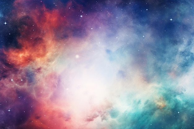 외계 공간 의 놀라운 다채로운 은하