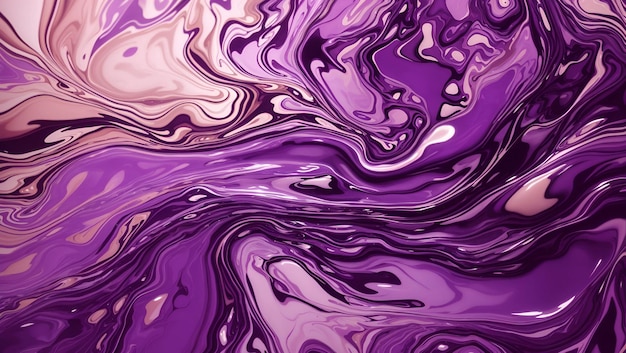 A stunning purple color liquid abstract background design wallpaper generated by AI