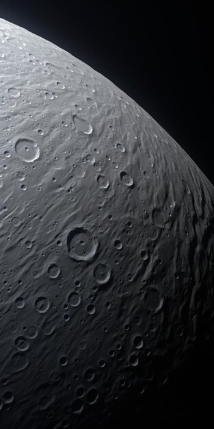 Photo stunning redesigned moon planet macro photography in 32k uhd
