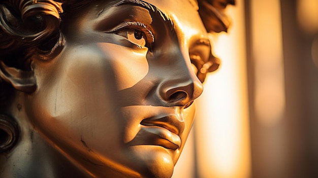 Stunning sculpture of a woman