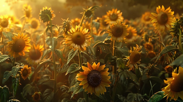 Stunning Sunflower Portrait