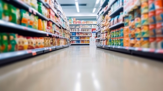 Photo stunning supermarket blurred backgrounds for your creative projects