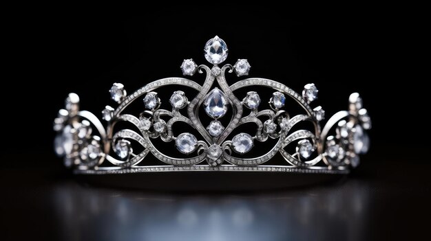 Photo stunning tiara silver