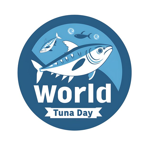 a Stunning Vector Graphic for World Tuna Day Celebration Embrace Flat Design for Your Flyer