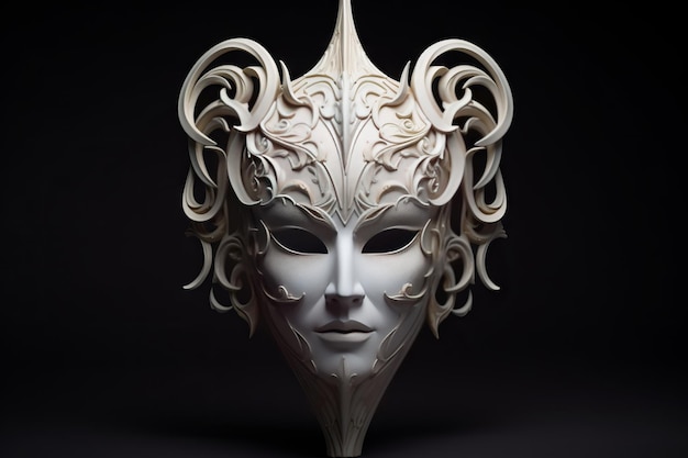 Stunning Venetian Mask Concept in 3D Printing Studio Generative AI