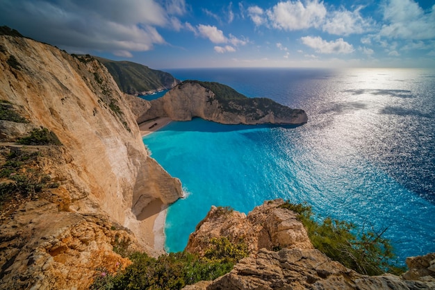 Stunning view of cliffs in Shipwreck Cove