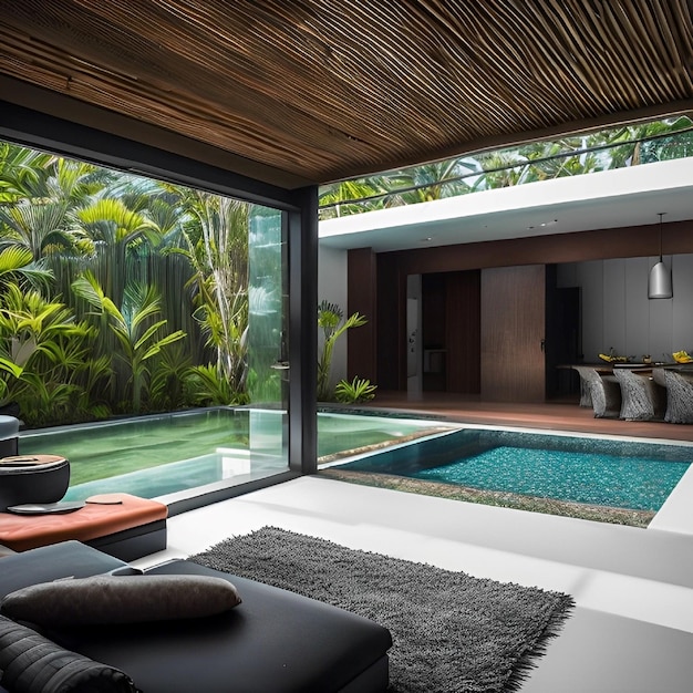 stunningly beautiful futuristic bali villa house interior bedroom futuristic architecture