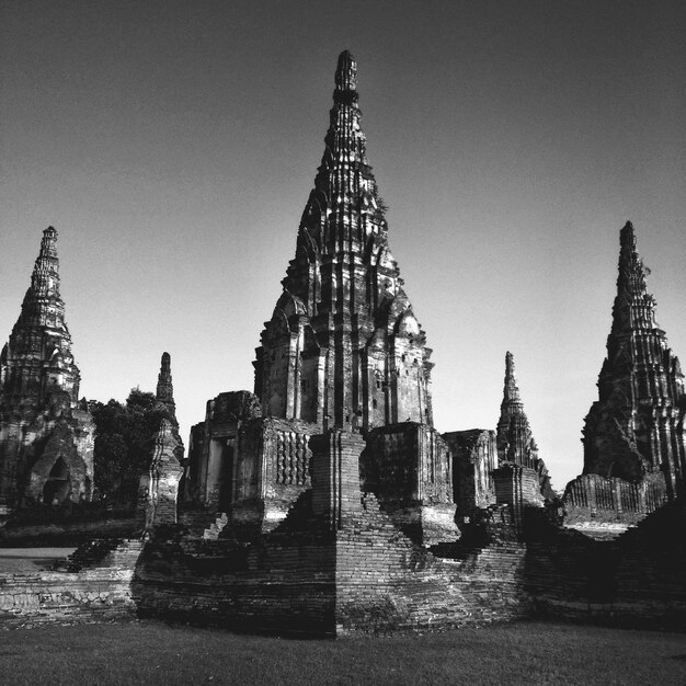 Foto stupa in un antico tempio buddista