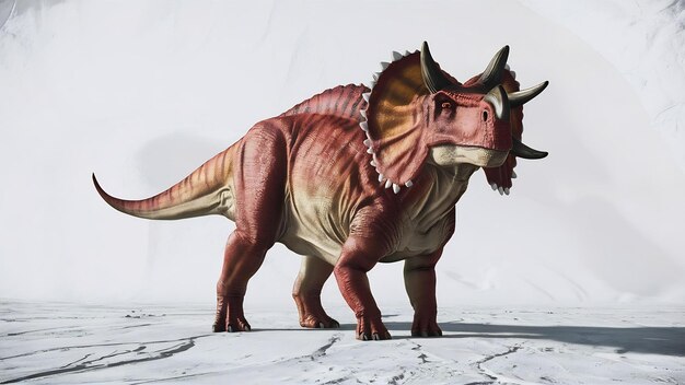 Photo stygimoloch dinosaur on white background