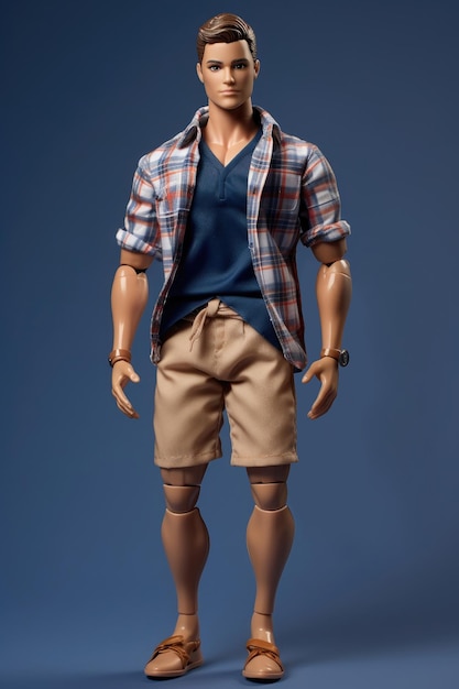 Style and adventure barbie's fashionable male companion doll figure