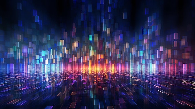 style of cyberpunk abstract futuristic wallpaper
