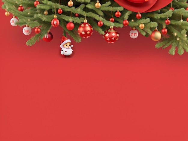 Style Free photo merry christmas red background