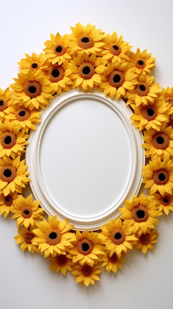 style sunflower border