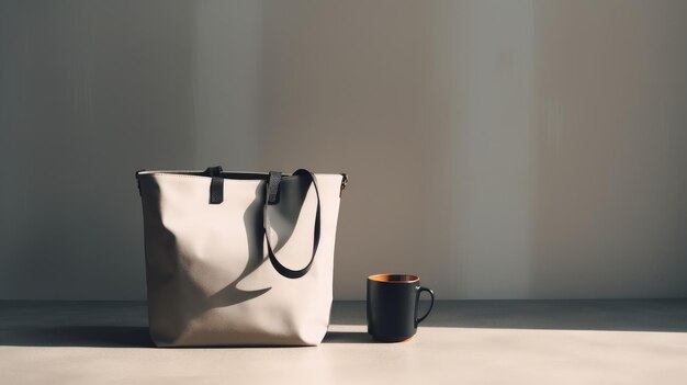 A stylish bag with a trend and an attractive background Generative AI