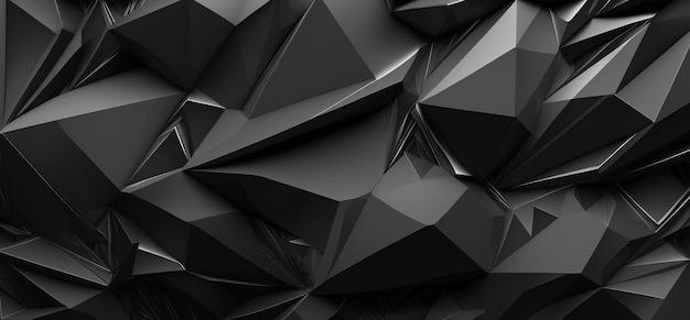 Stylish black background with abstract shape Generative AI