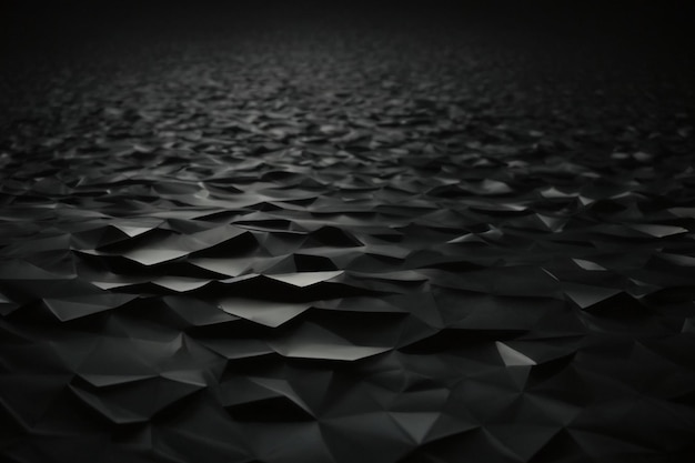 Stylish black polygonal background ar c