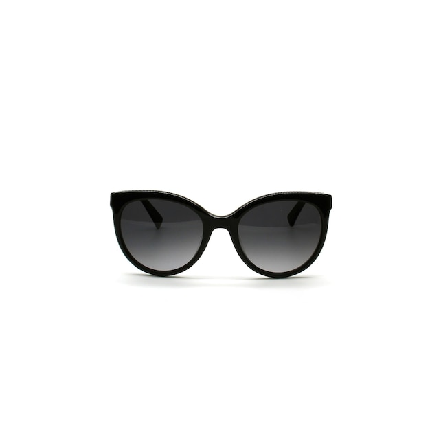 Stylish black sunglasses isolated on white background