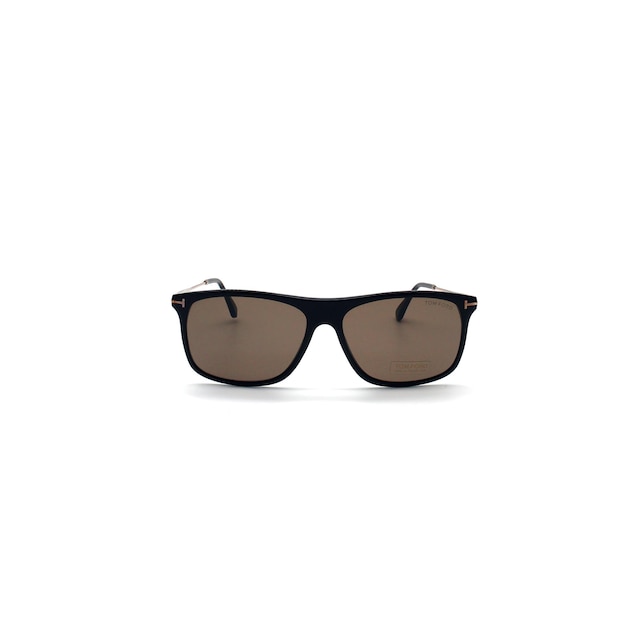 Stylish black sunglasses isolated on white background.