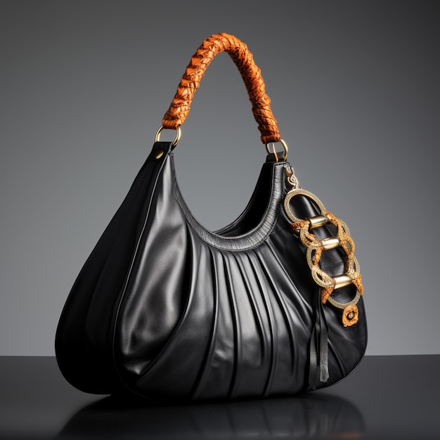 The stylish black women's handbag