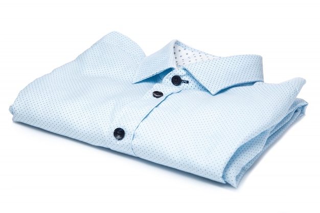 Camicia blu alla moda