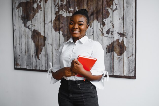 Stylish businesswoman in modern office