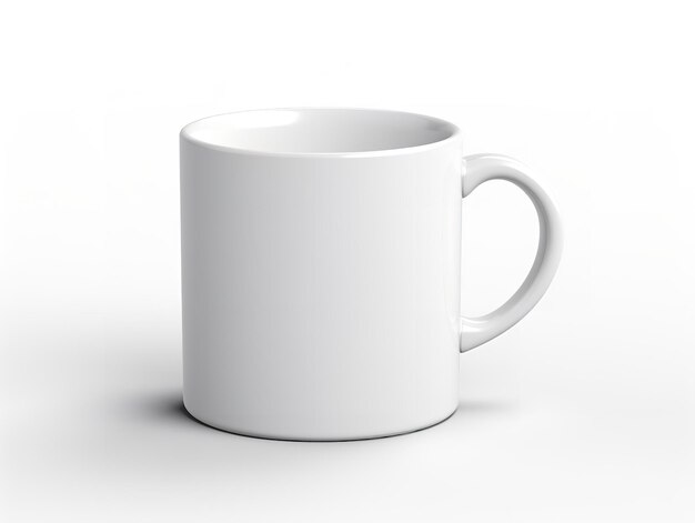 Stylish Ceramic Mug Mockup voor Branding AI gegenereerd