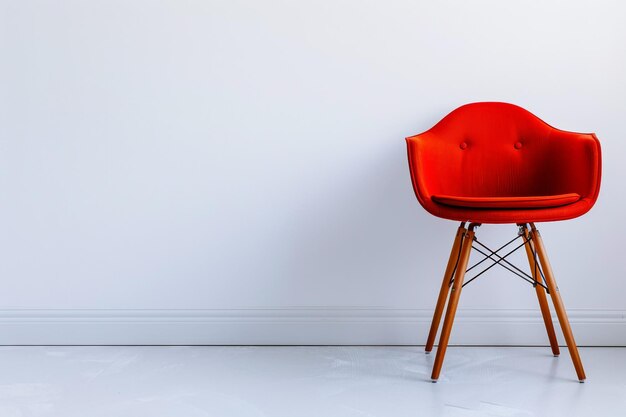 Photo stylish chair on white background