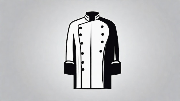 Photo stylish chef jacket mockup