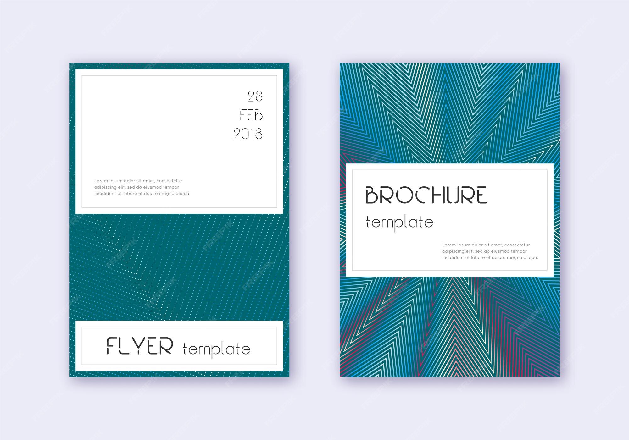 Premium Photo | Stylish cover design template set Red white blue