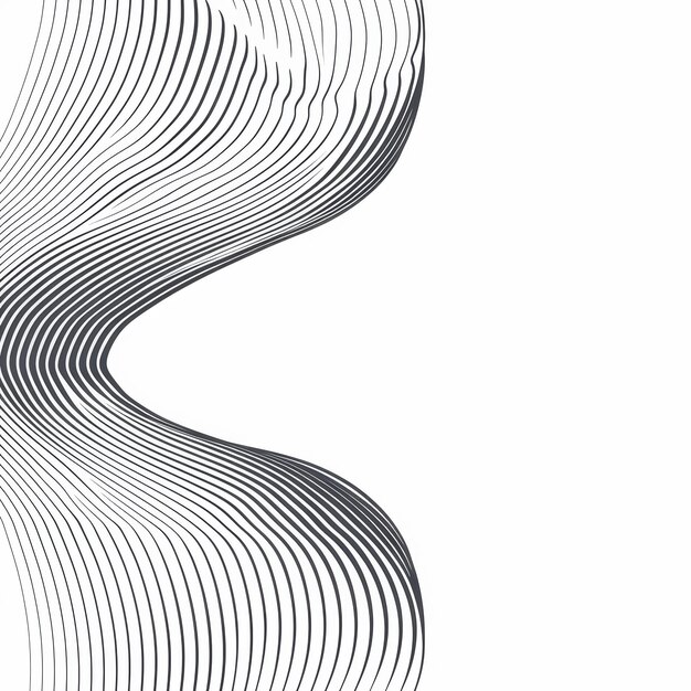 Stylish Curve Line Patterns for Namecard Design Generative AI | Premium ...