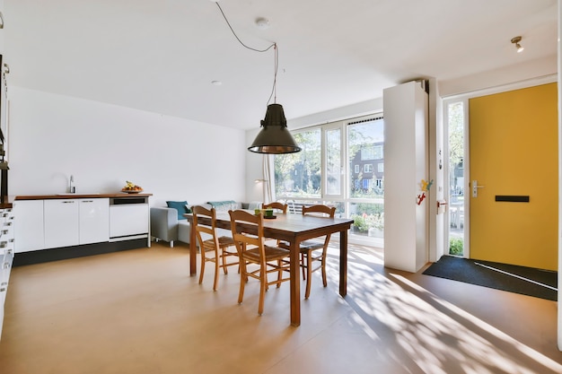 Photo stylish dining room