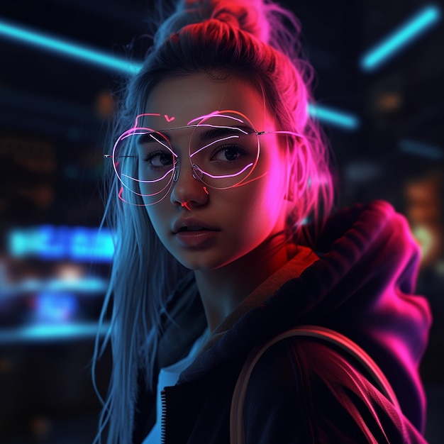 Stylish Gaming Vibes and Futuristic Cyberpunk Fashion