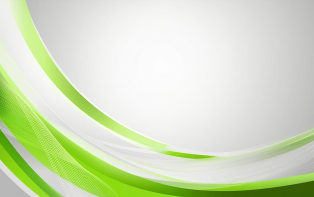 stylish green curved frame background template
