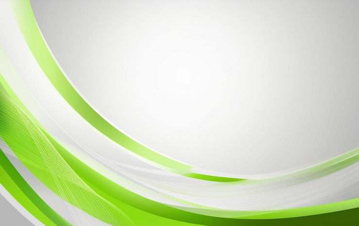 Photo stylish green curved frame background template
