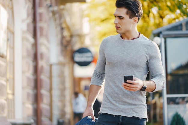 Stylish guy in the city