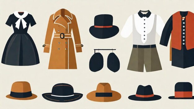 Stylish and Historical Clothing Collections