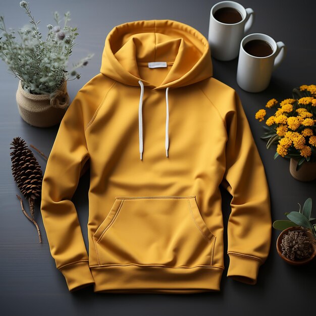 Stylish Hoodie Mockup Design