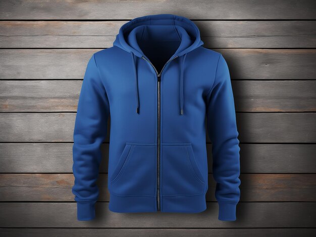 Foto stylish hoodie mockup per la moda e l'abbigliamento casual generato dall'ai