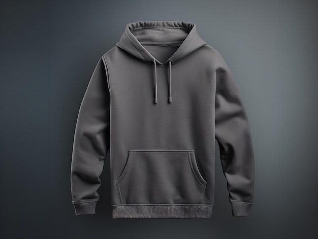 Stylish Hoodie Mockup voor Mode en Casual Wear gegenereerd door AI